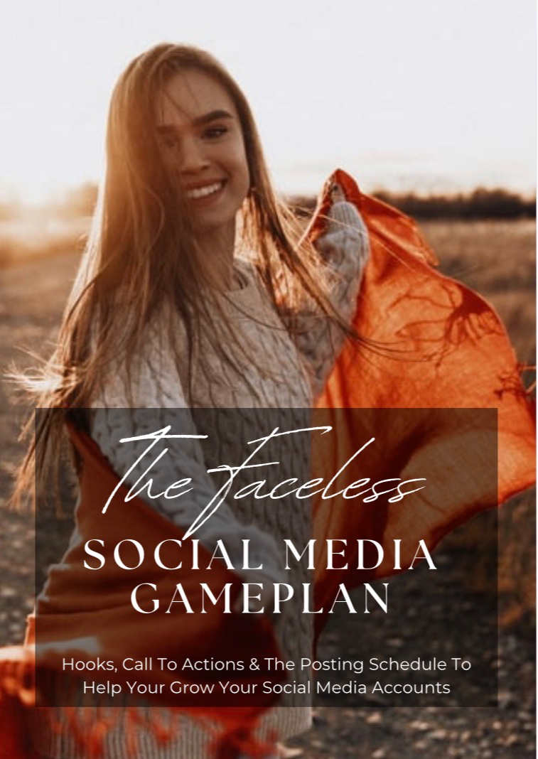 The Faceless Social Media Gameplan